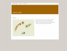 Tablet Screenshot of carohorn.de